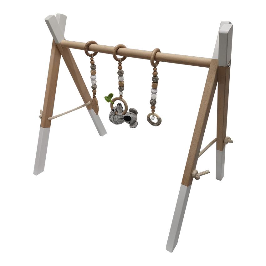 mallilu  *Koko* Spielbogen / Trapezspiel Anhänger, Spielzeuge Set für Baby Gym aus Holz - Mallilu