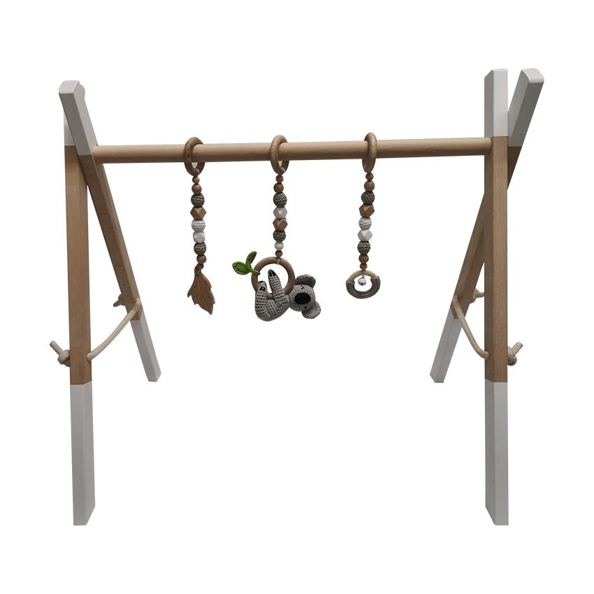 mallilu  *Koko* Spielbogen / Trapezspiel Anhänger, Spielzeuge Set für Baby Gym aus Holz - Mallilu